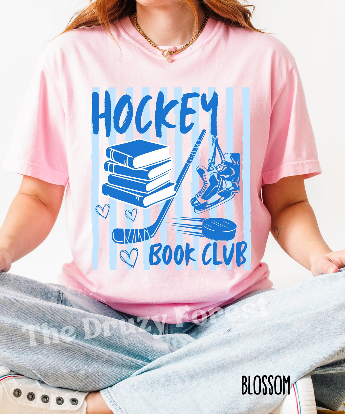 Hockey Book Club Comfort Colors Shirt, Hockey Romance Book Merch, Booklover Gifts, Romance Reader Shirts, Bookish Tshirts