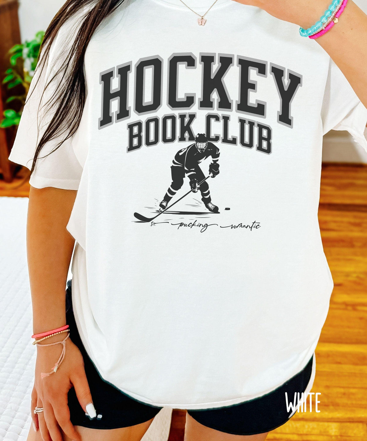 Hockey Romance Book Lover Shirt, So Pucking Romantic Hockey Book Club Comfort Colors Tshirt, Booklover Gifts, Hockey Book Merch