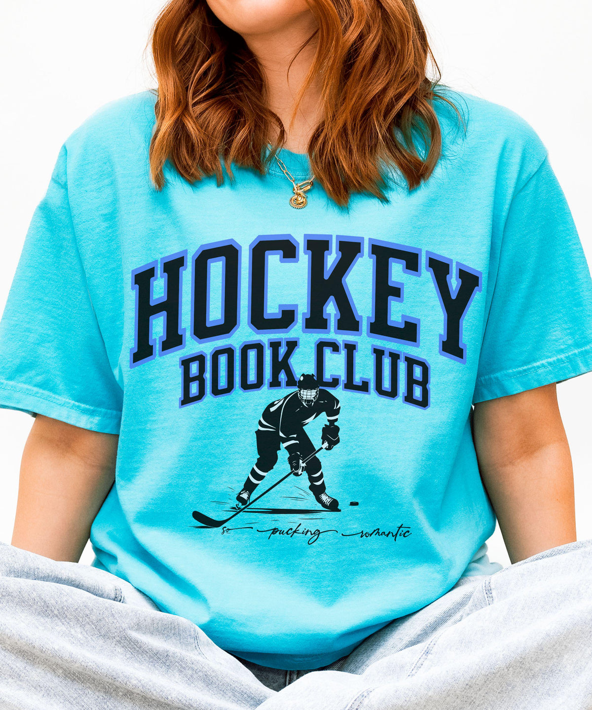 Hockey Romance Book Lover Shirt, So Pucking Romantic Hockey Book Club Comfort Colors Tshirt, Booklover Gifts, Hockey Book Merch