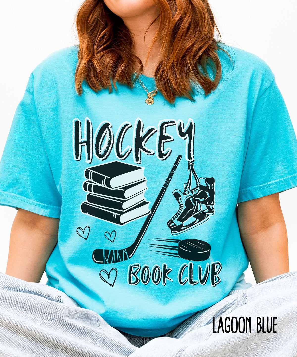 Hockey Book Club Comfort Colors Shirt, Hockey Romance Book Merch, Booklover Gifts, Romance Reader Shirts, Bookish Tshirts