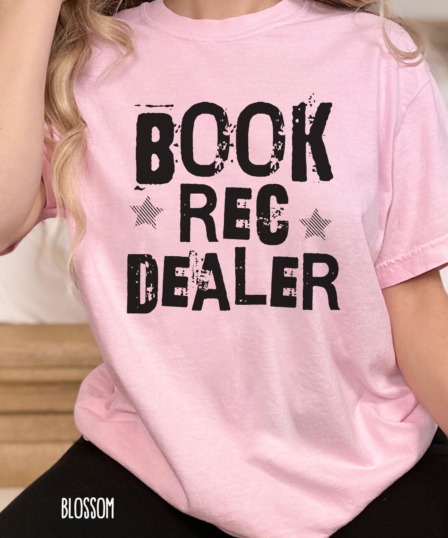 Book Rec Dealer Comfort Colors Emo Grunge Tshirt, Bookstagram Merch, Book Bestie Gift for Reader, Romance Recommendations Tee, Bookish Shirt