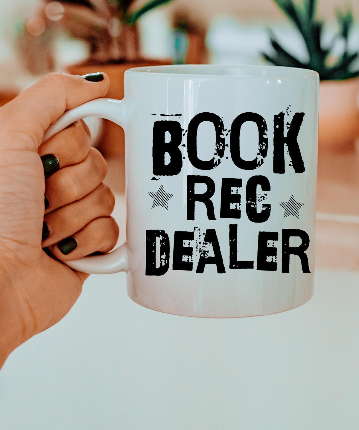 Book Rec Dealer Ceramic Mug, (11oz, 15oz), Book Friend Gifts, Funny Book Lovers Mug, Book Club Gifts, Coffee Mugs for Readers, Bookish Merch