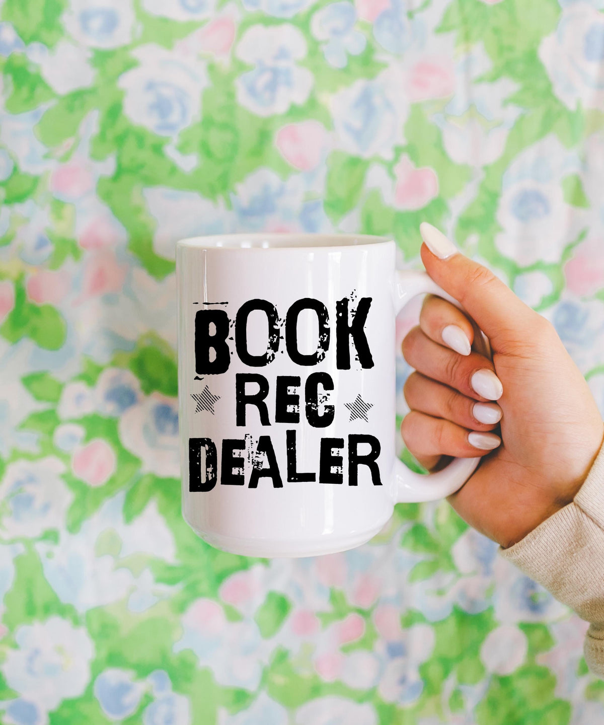 Book Rec Dealer Ceramic Mug, (11oz, 15oz), Book Friend Gifts, Funny Book Lovers Mug, Book Club Gifts, Coffee Mugs for Readers, Bookish Merch