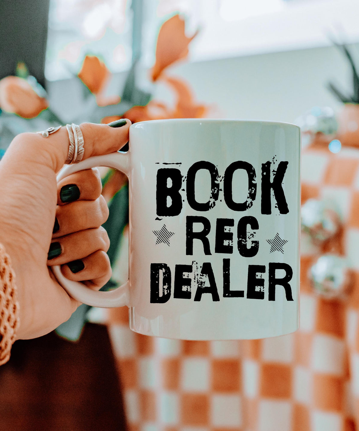 Book Rec Dealer Ceramic Mug, (11oz, 15oz), Book Friend Gifts, Funny Book Lovers Mug, Book Club Gifts, Coffee Mugs for Readers, Bookish Merch