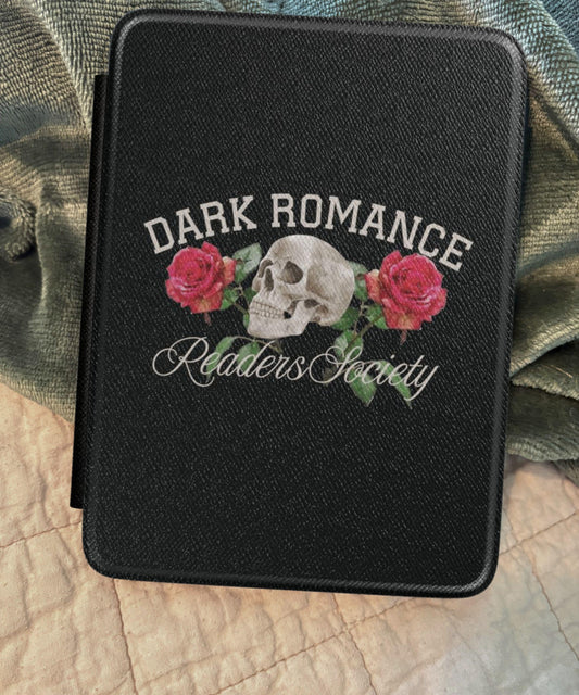 Dark Romance Readers Society Case for Kindle with Hand Strap, Smut Reader Gifts, Book lover Gift, Ereader Gothic Covers 6, 6.8, 7 inch