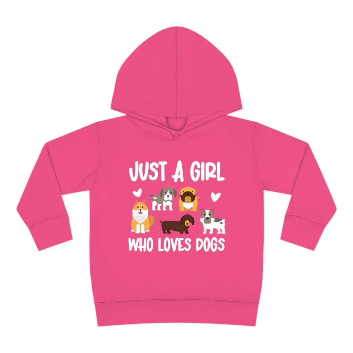 Just A Girl Who Loves Dogs, Toddler Dog Hoodie, Kids Dog Sweatshirt, Dog Lover Sweatshirt, Dog Shirts For Girls, Gifts For Kids Girls