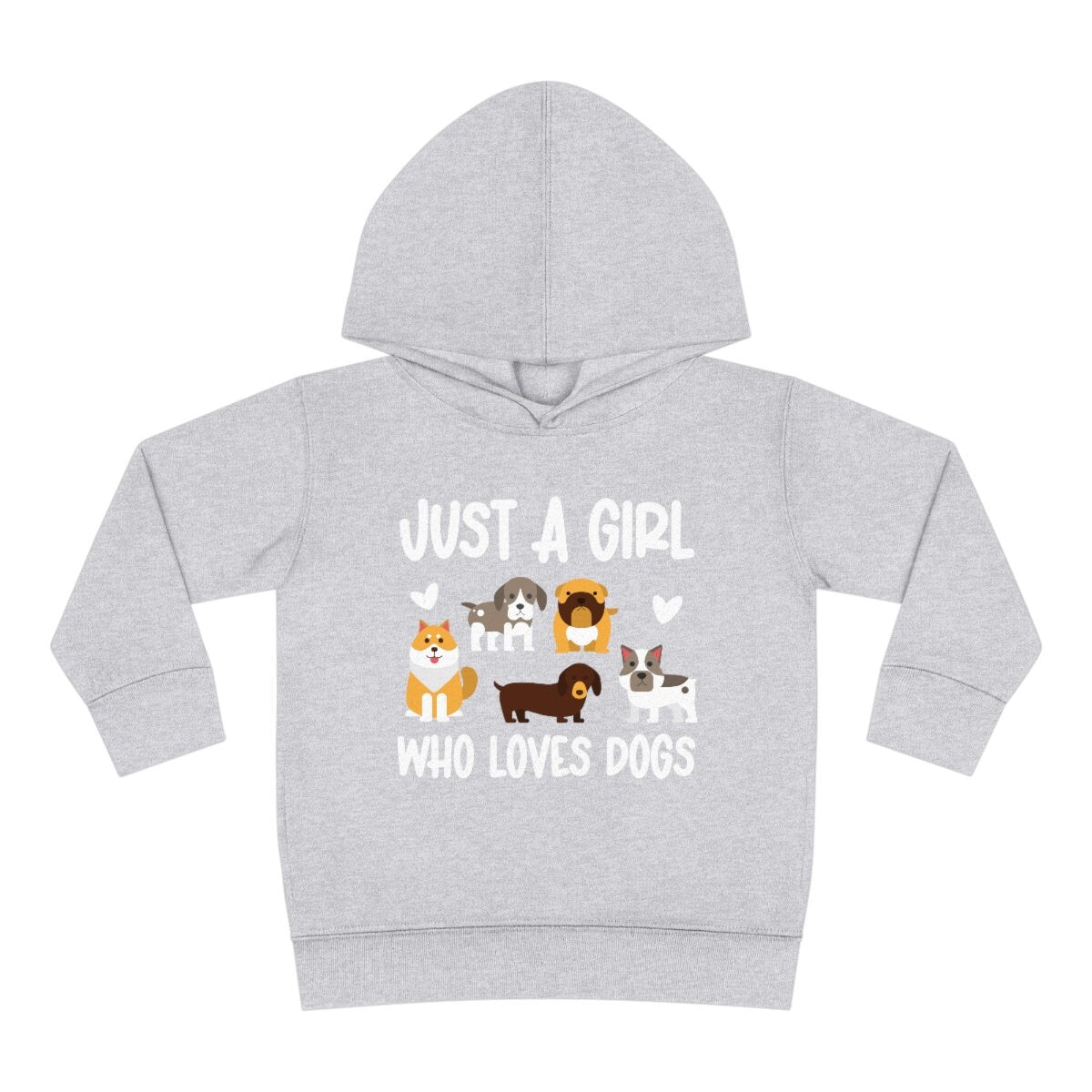 Just A Girl Who Loves Dogs, Toddler Dog Hoodie, Kids Dog Sweatshirt, Dog Lover Sweatshirt, Dog Shirts For Girls, Gifts For Kids Girls