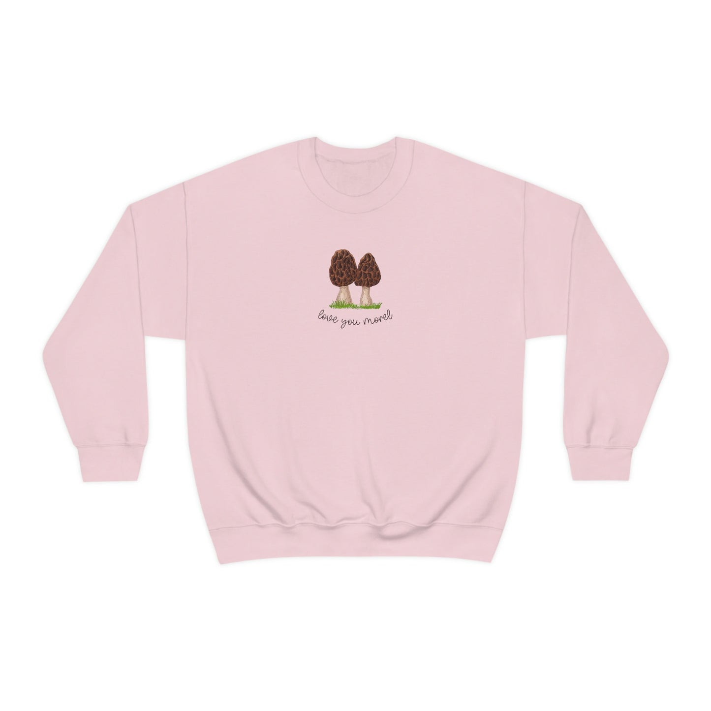 Mushroom Sweatshirt Morel Mushroom Cottage Core Clothes Love You Morel Mushroom Lovers Gift Couples Shirt Matching Mom Shirt