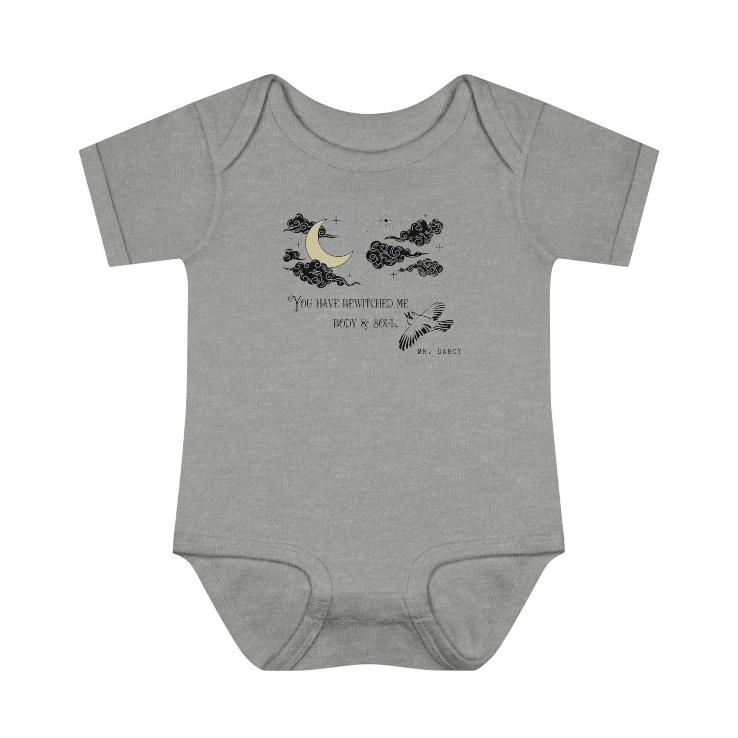 Jane Austen Baby Bodysuit, You Have Bewitched Me, Mr Darcy Quote, Bookish Baby Clothes, Academia Baby Bodysuit, Pride and Prejudice