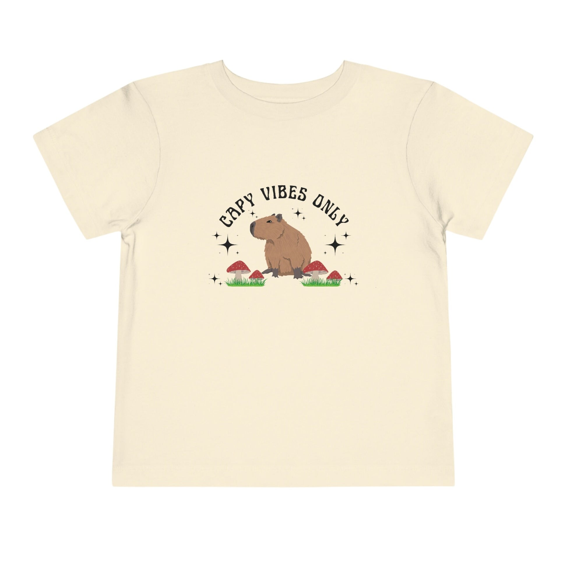 Capybara Shirt For Kids Retro Toddler Mushroom Shirt Cottagecore Clothes Capy Vibes Capybara Gift Kids Youth Capybara Shirt Capy Shirt Girl