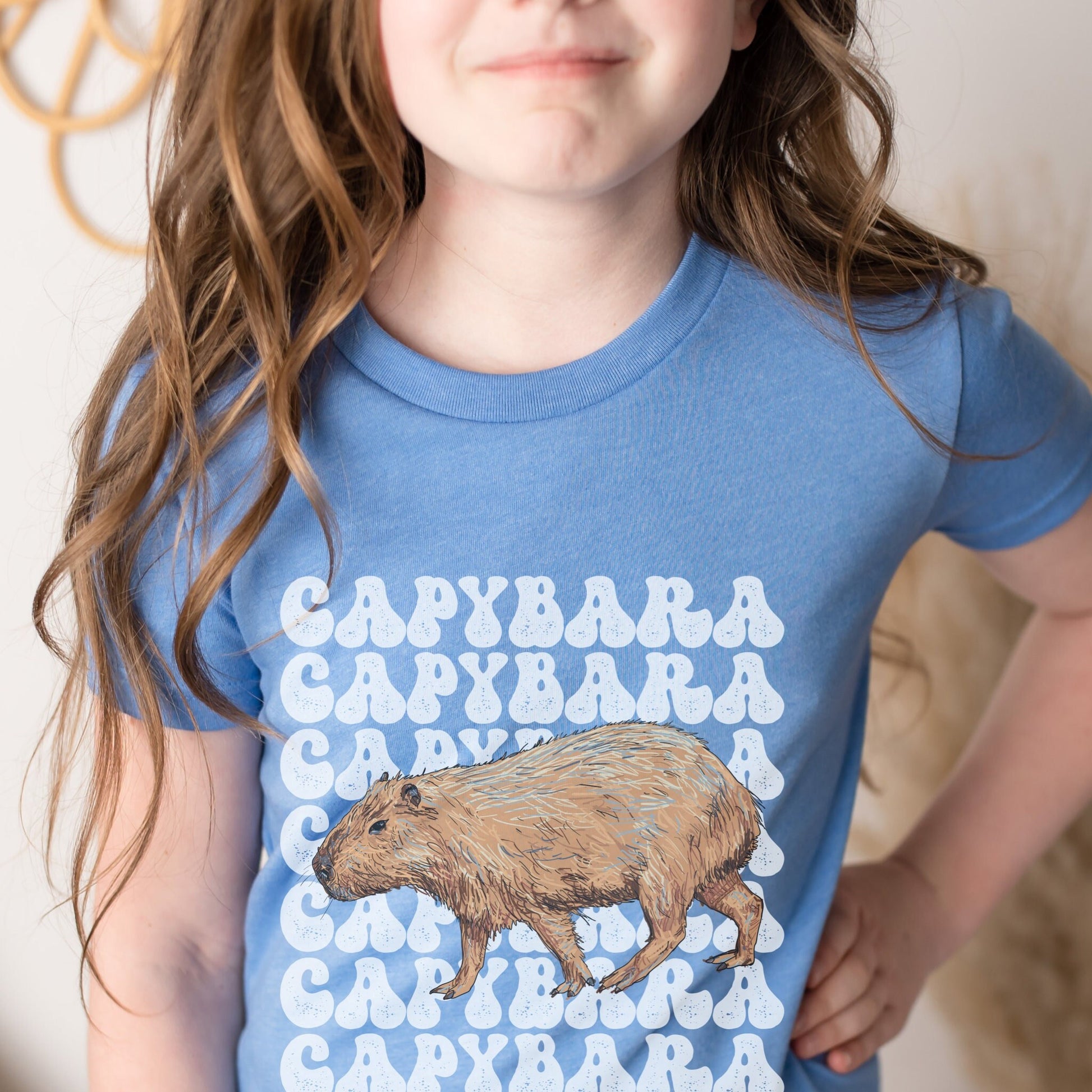 Capybara Shirt Kids Capybara Gift Capybara T Shirt For Girls Animal Lover Capybara Lover Gift Capybara Toddler Shirt, Capybara youth Shirt