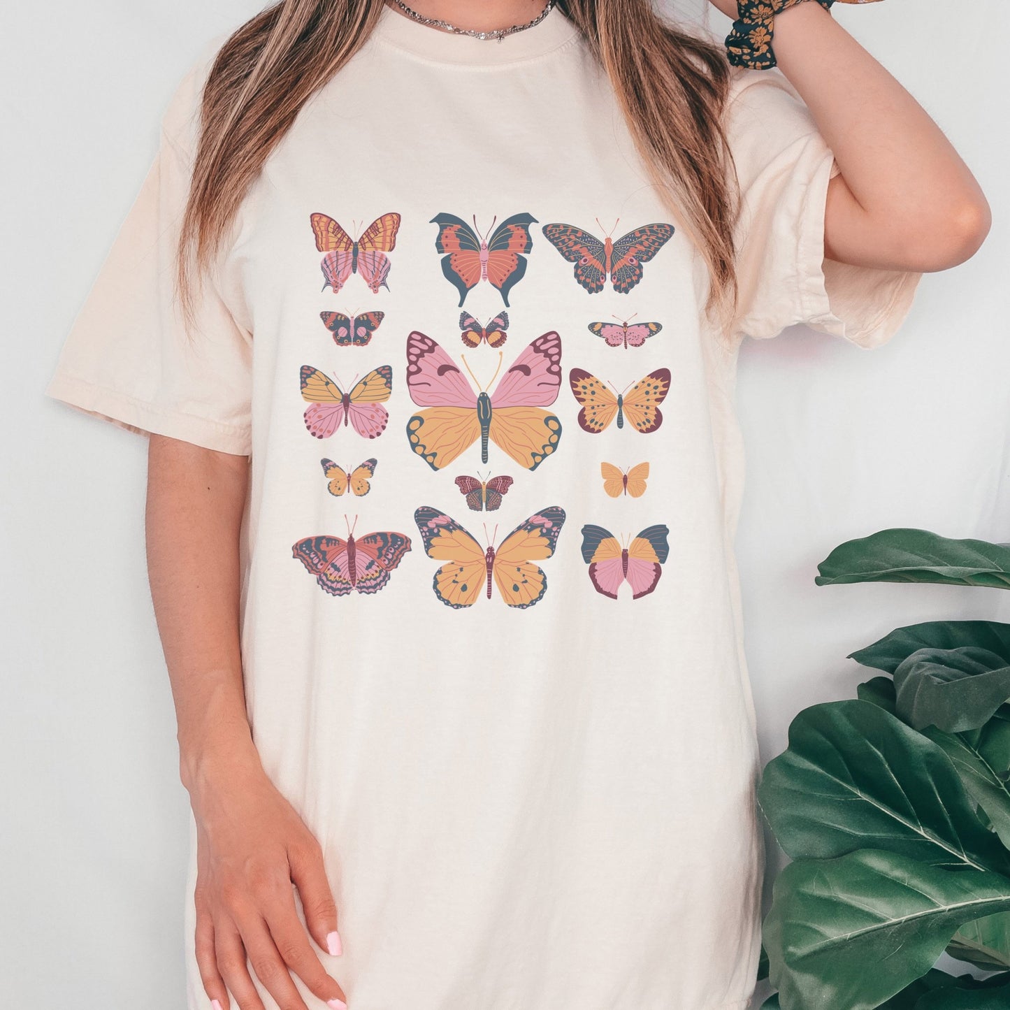 Comfort Colors® Butterfly Shirt, Moth Shirt Butterfly Tee Insect Shirt Boho Butterfly T-shirt Fairycore Shirt Goblincore Cottagecore Clothe