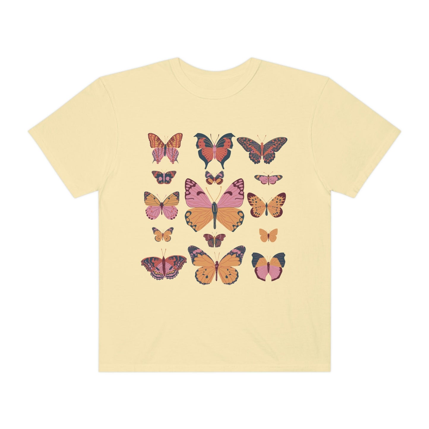 Comfort Colors® Butterfly Shirt, Moth Shirt Butterfly Tee Insect Shirt Boho Butterfly T-shirt Fairycore Shirt Goblincore Cottagecore Clothe