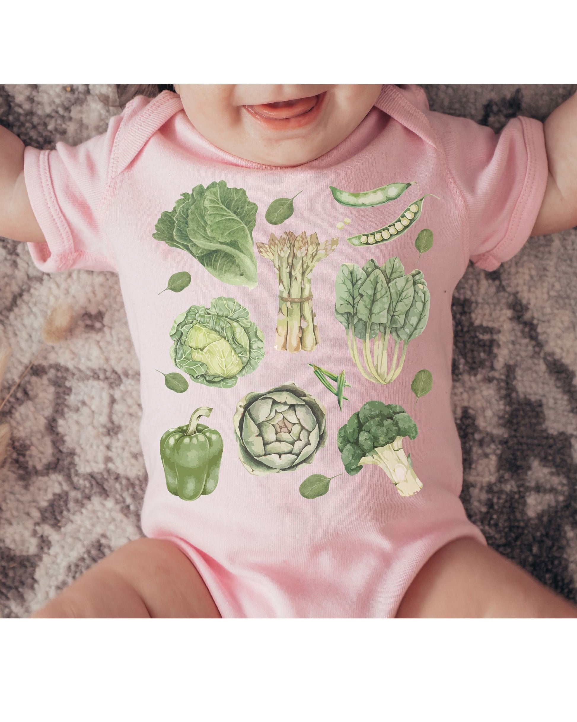 Veggie baby Bodysuit Vegetable Shirt for Baby Vegetable Bodysuit Gardening Baby Clothes CottageCore Baby Clothes Gender Neutral Baby Gift