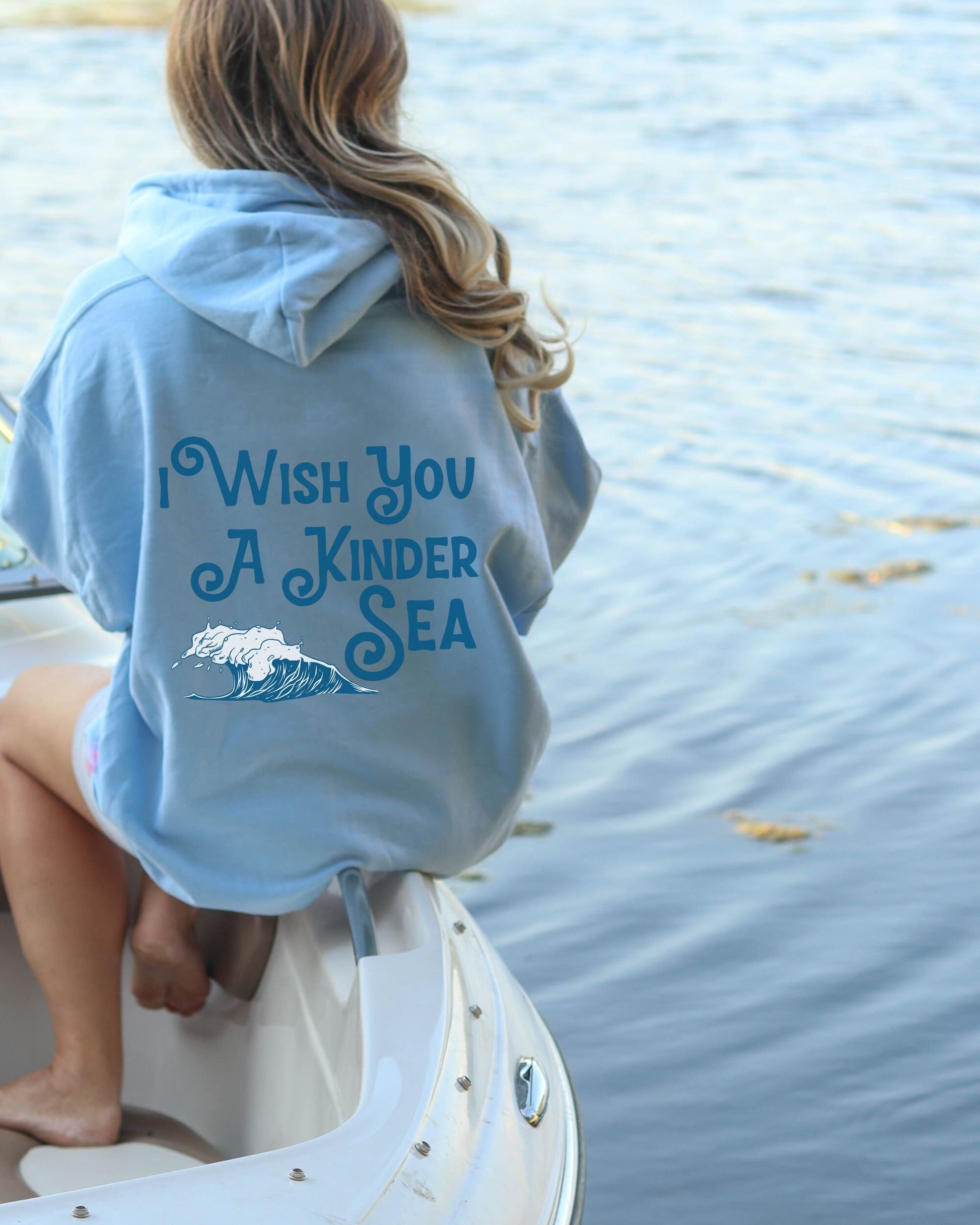 Kindness Hoodie Mermaidcore OceanCore Sweatshirt Beach Hoodie Positive Quote on the back Hoodie Sea Hoodie Ocean Inspired Clothes