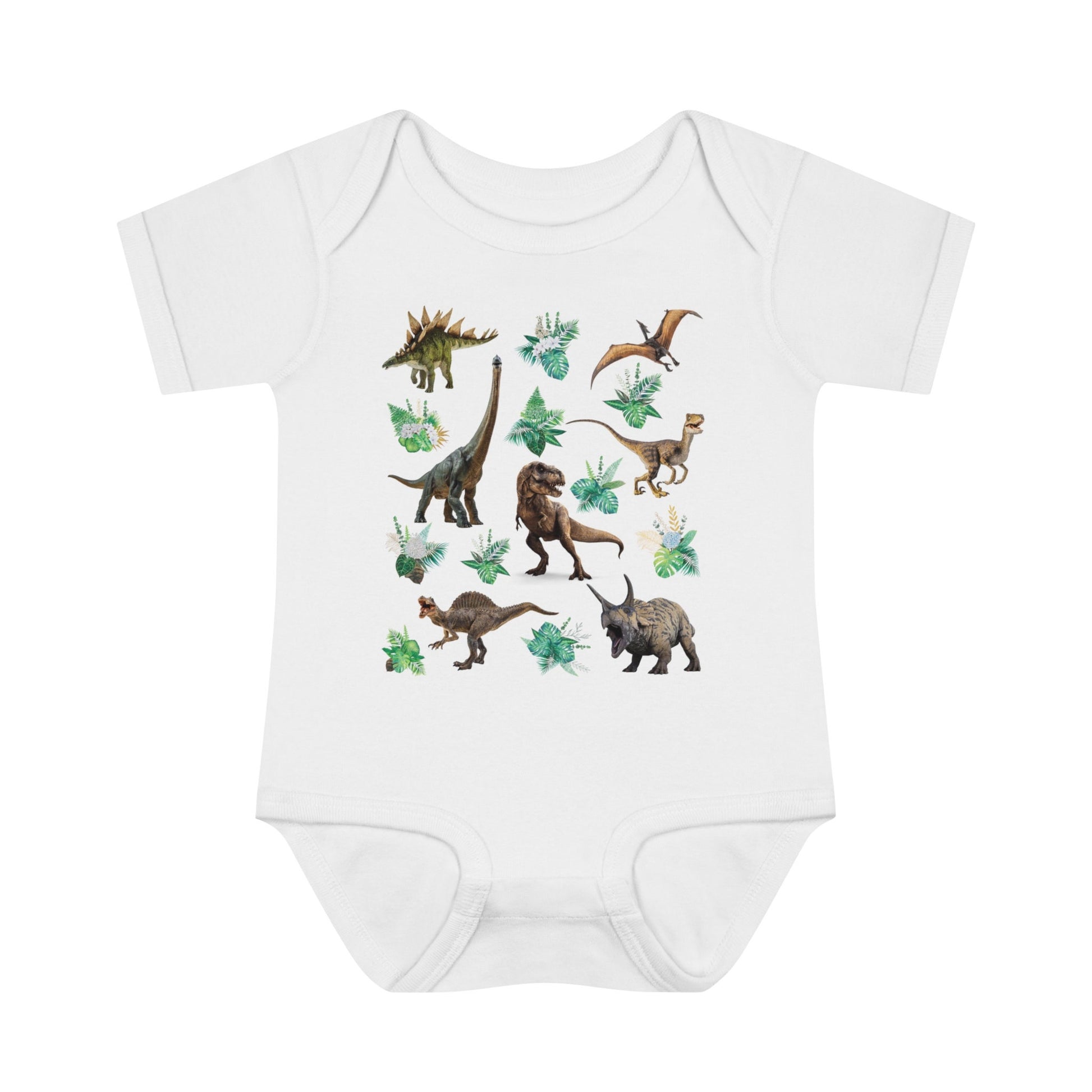 Dinosaur Baby Bodysuit Gender Neutral Baby Clothes Boho Cottagecore Baby Dino Bodysuit TRex Baby Bodysuit T Rex Dinosaur Baby Top