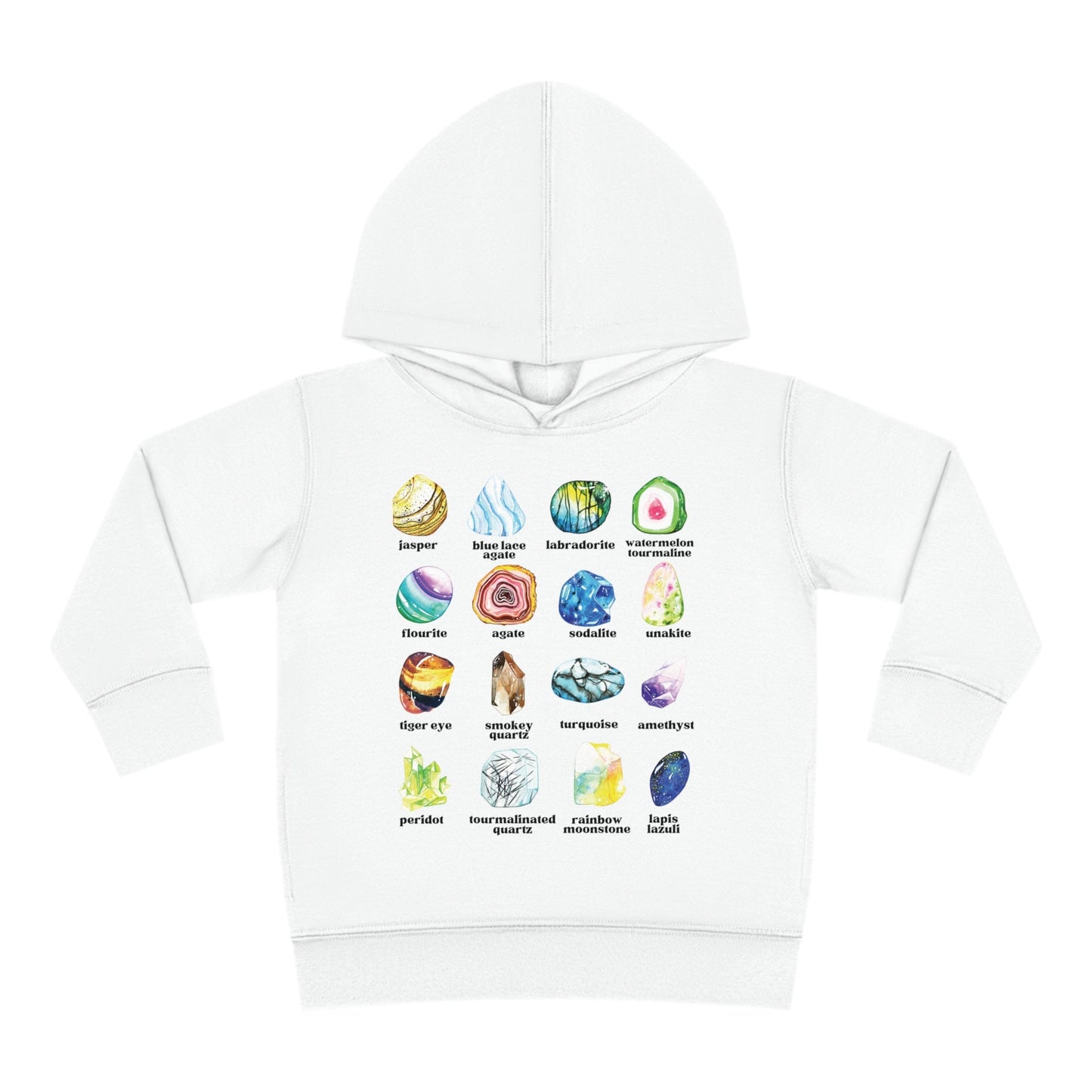 Crystal Shirt Toddler Gems and Minerals Toddler Hoodie Toddler Shirt Educational Gemstone Sweatshirt Kids Crystal Hoodie Sweatshirt