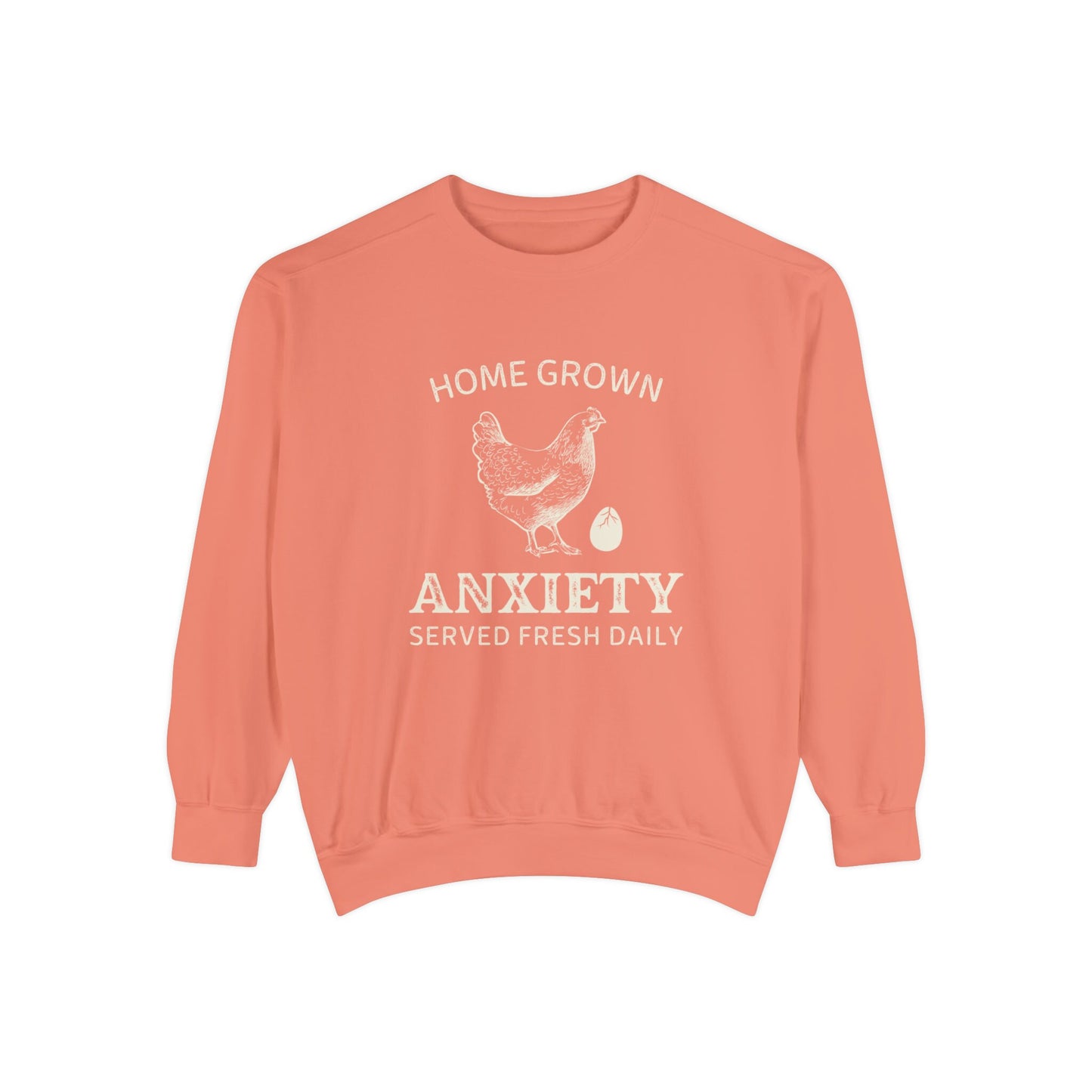 Anxiety Sweatshirt Chicken Sweatshirt Funny Chicken Shirt Mental Health Sweatshirt Farm Shirts Women Hen Sweatshirt Anxiety Crewneck