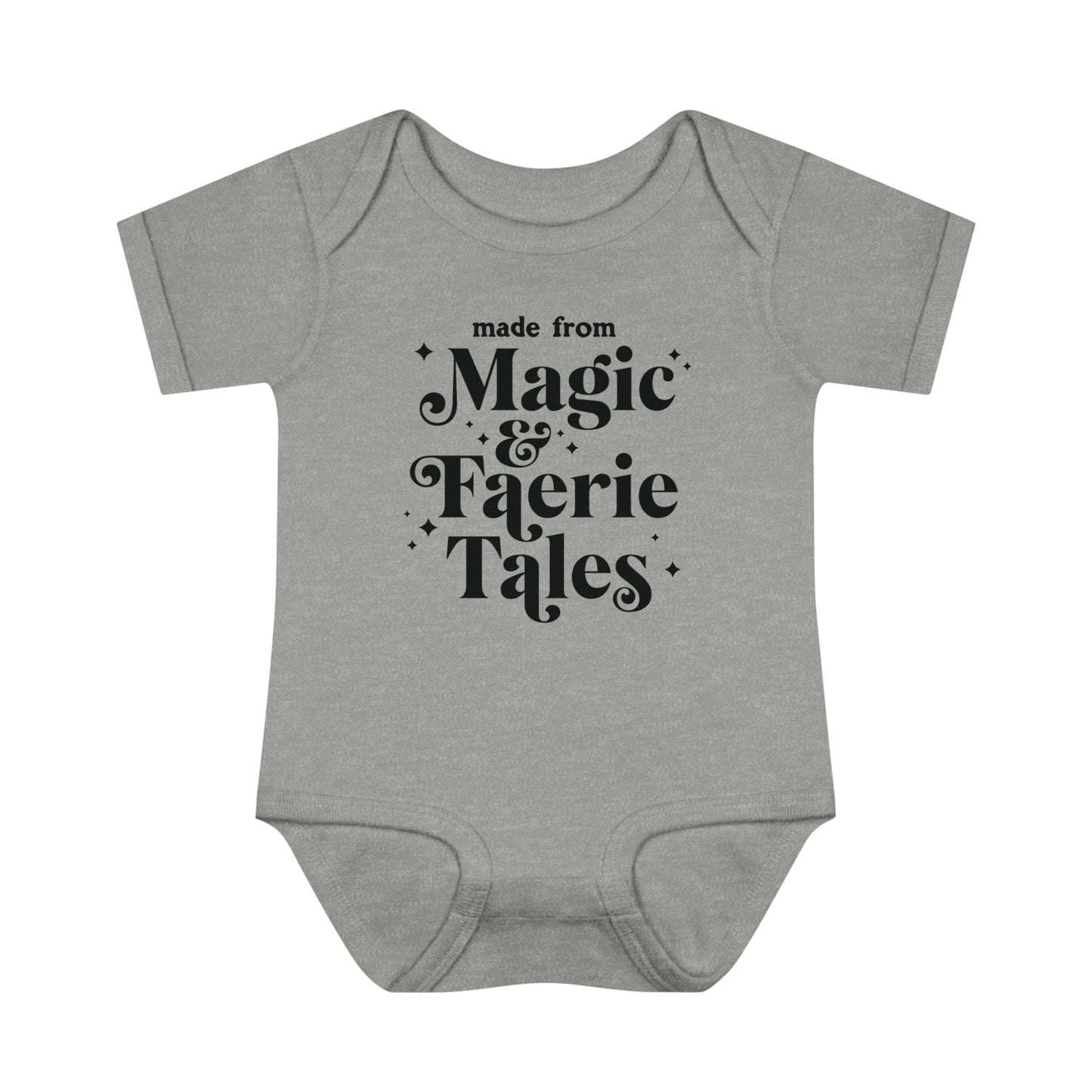 Made From Magic and Faerie Tales Baby Bodysuit, Fae Baby Clothes, Gift for Romantasy Smut Reading Mom Smut Book Club Outfit Baby Gifts