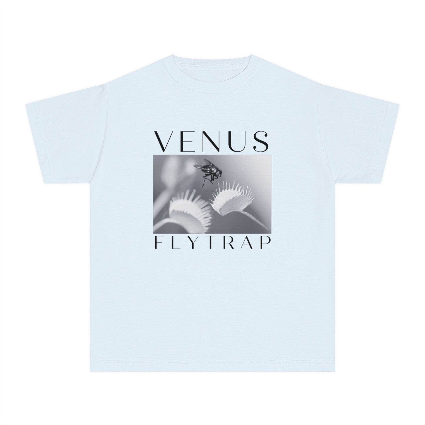 Venus Flytrap Kids Shirt Venus Fly Trap Shirt Carnivorous Plant Lover Shirt Kids, Gender Neutral Kids Clothes, Plant Shirt Kids Band Tee